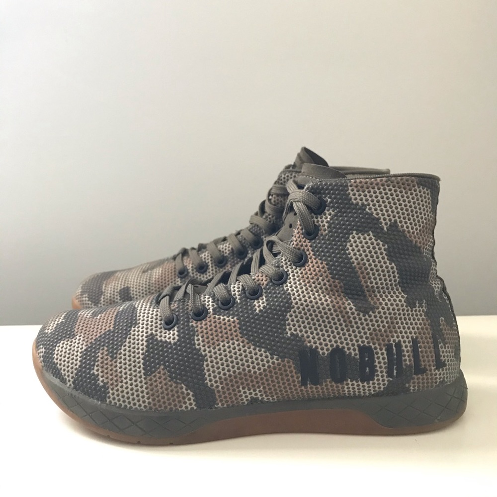 NoBull Hightop Woodland Camo Trainer